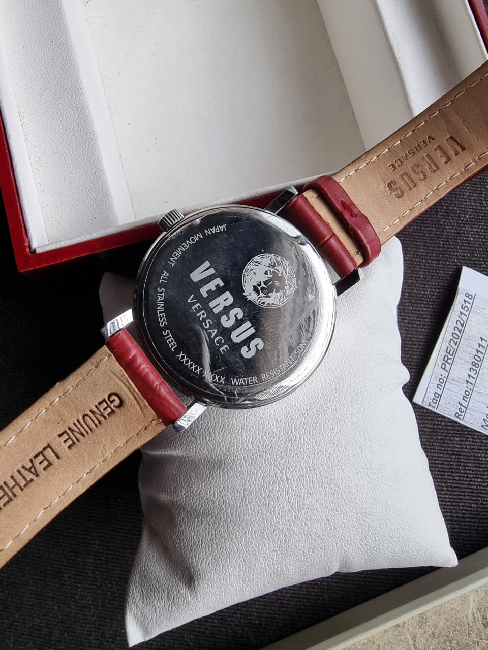 Versus Versace Red Dial Red Strap Ladies Watch