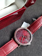 Versus Versace Red Dial Red Strap Ladies Watch