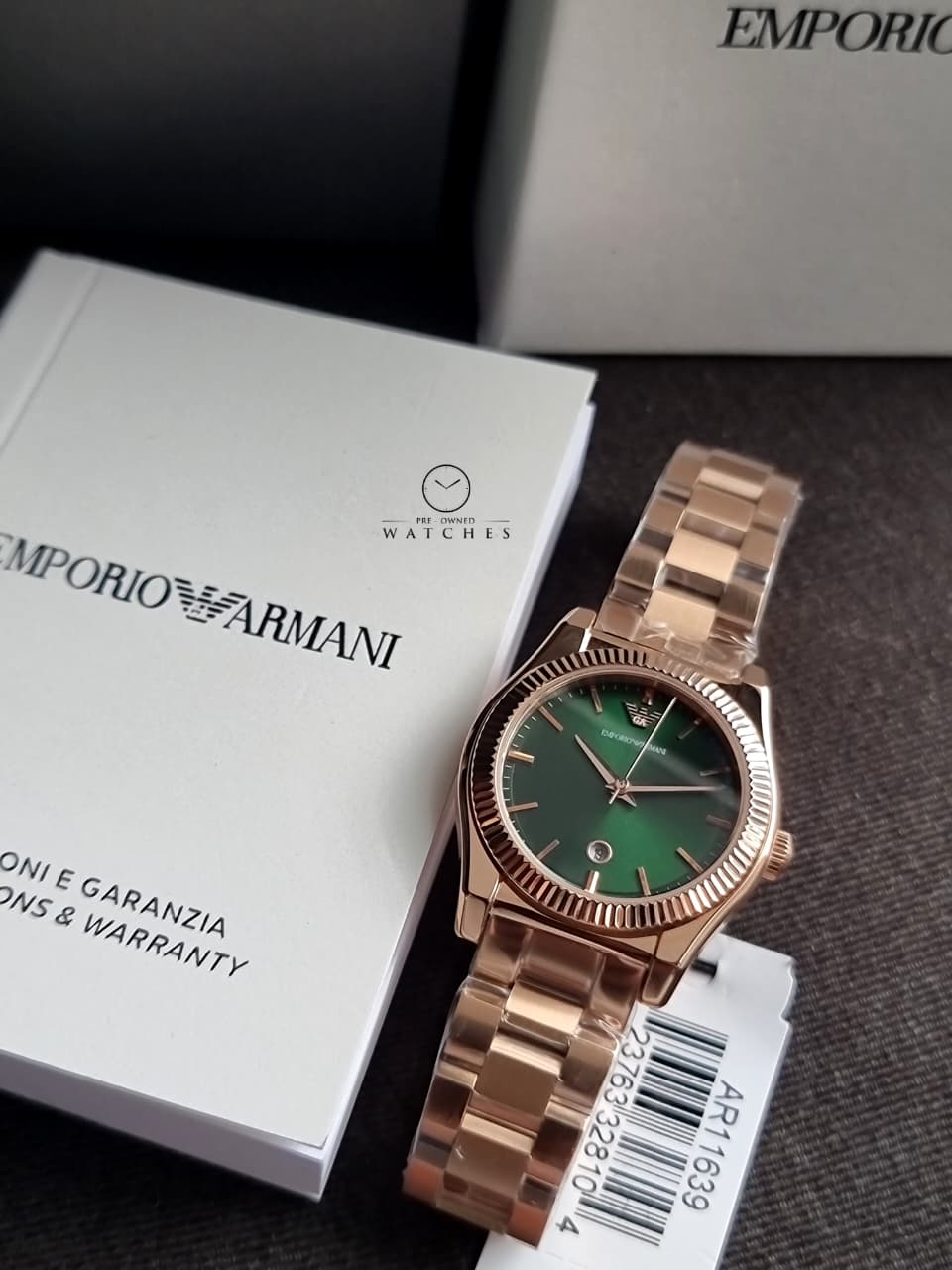 Emporio Armani Federica AR11639 Women's Watch – Rose Gold, Quartz, Stainless Steel Elegance