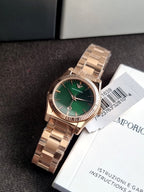 Emporio Armani Federica AR11639 Women's Watch – Rose Gold, Quartz, Stainless Steel Elegance