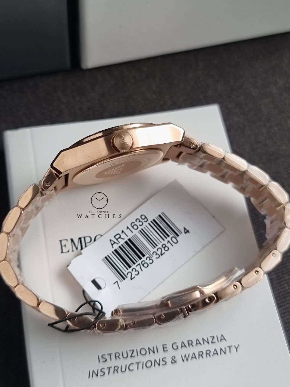 Emporio Armani Federica AR11639 Women's Watch – Rose Gold, Quartz, Stainless Steel Elegance