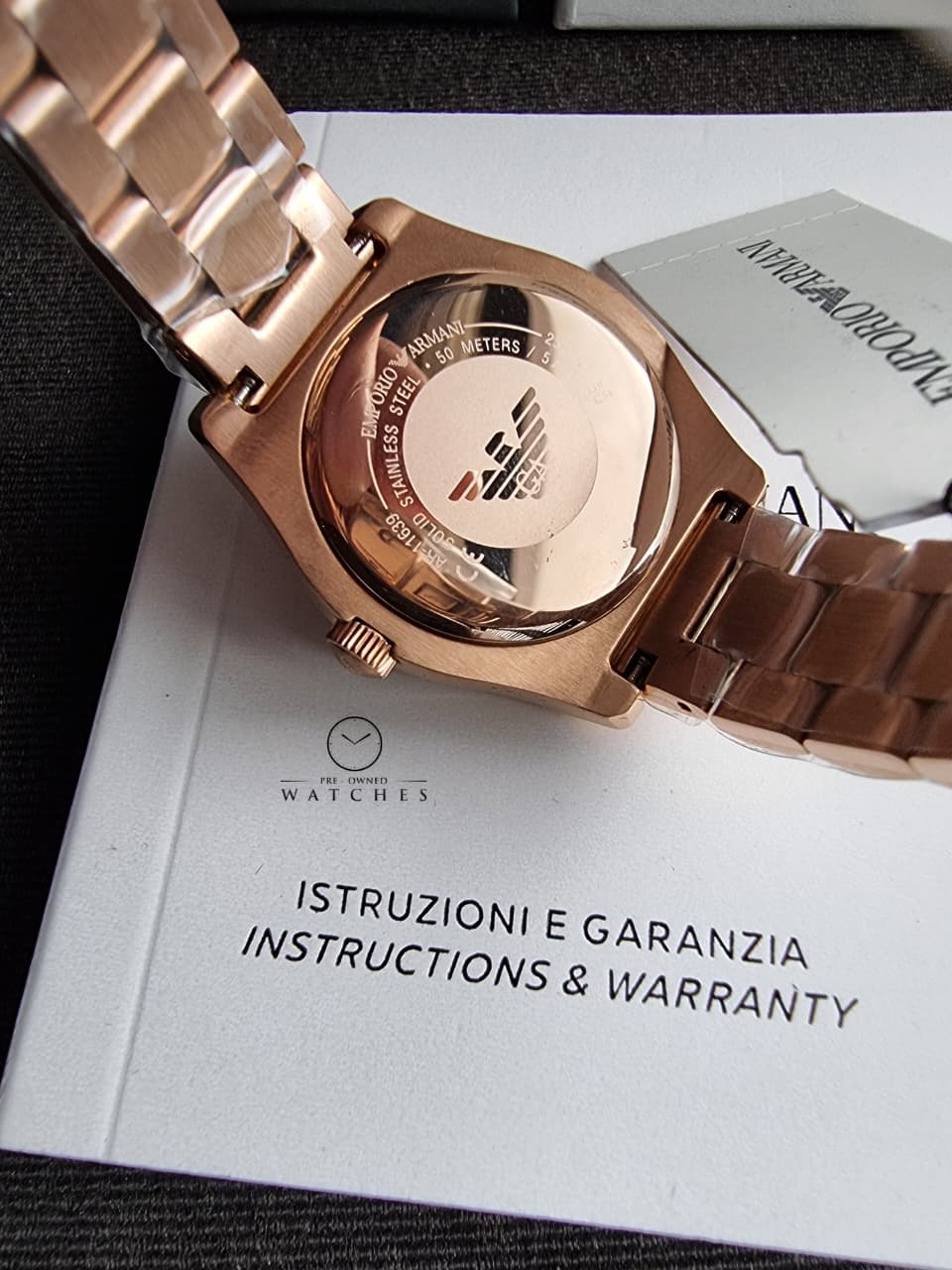 Emporio Armani Federica AR11639 Women's Watch – Rose Gold, Quartz, Stainless Steel Elegance