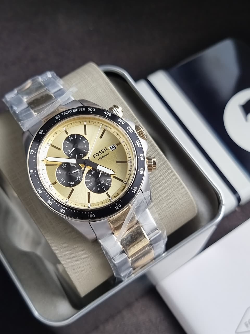Fossil FS6126 Autocross Multifunction Men's Watch – Stainless Steel, Quartz, Sport Chronograph Style