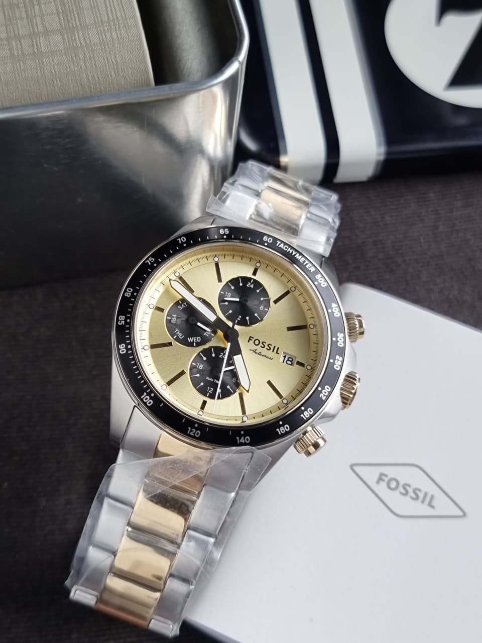 Fossil FS6126 Autocross Multifunction Men's Watch – Stainless Steel, Quartz, Sport Chronograph Style