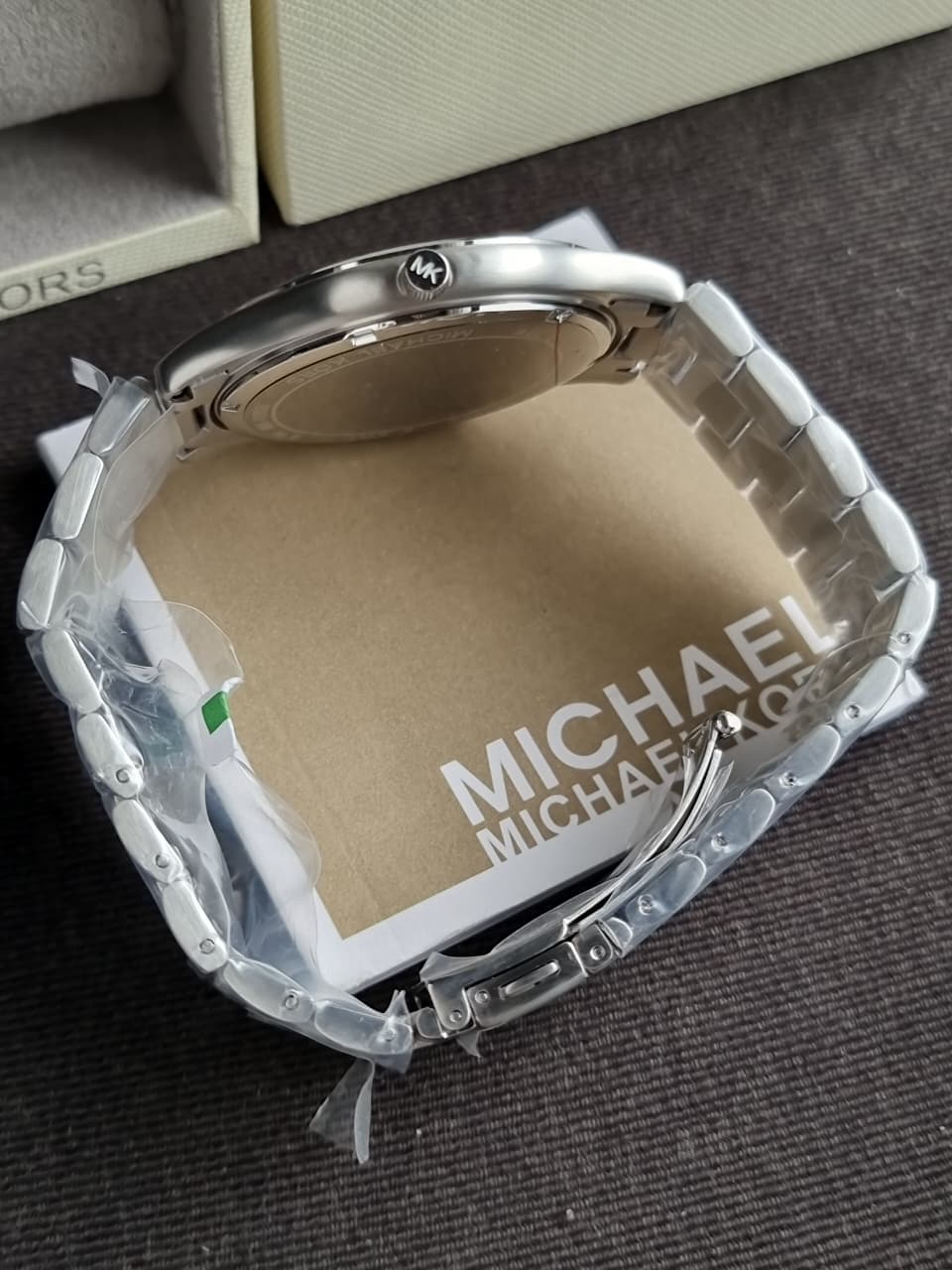 Michael Kors MK8988 Watch – Slim Runway, 42mm, Blue Dial, Stainless Steel, Quartz