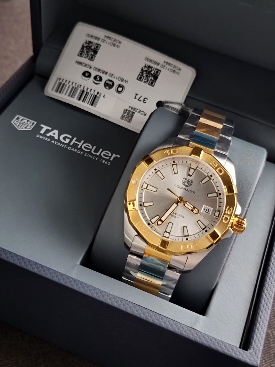 TAG Heuer Aquaracer WBD1120.BB0930 Men's Watch – 41mm, Two-Tone Steel, Quartz Diver