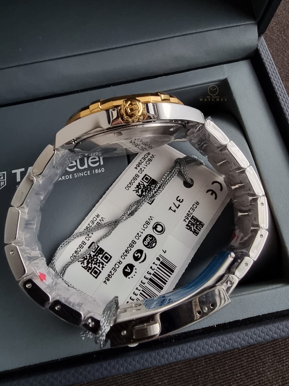 TAG Heuer Aquaracer WBD1120.BB0930 Men's Watch – 41mm, Two-Tone Steel, Quartz Diver