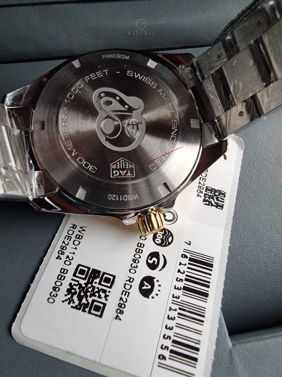 TAG Heuer Aquaracer WBD1120.BB0930 Men's Watch – 41mm, Two-Tone Steel, Quartz Diver