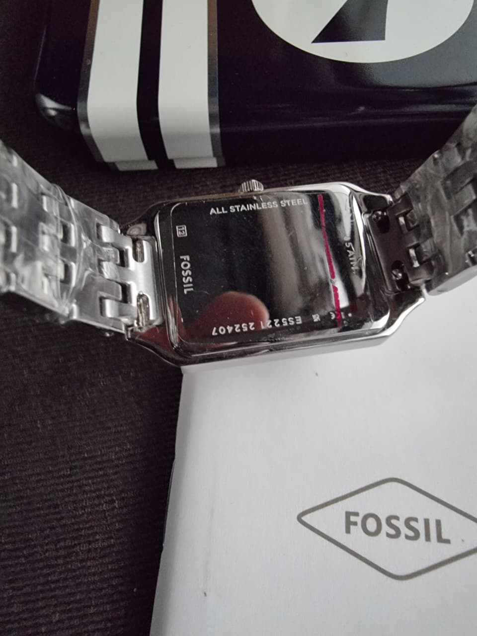 Fossil Raquel ES5221 Women's Watch – 23mm Silver Dial, Stainless Steel, Quartz