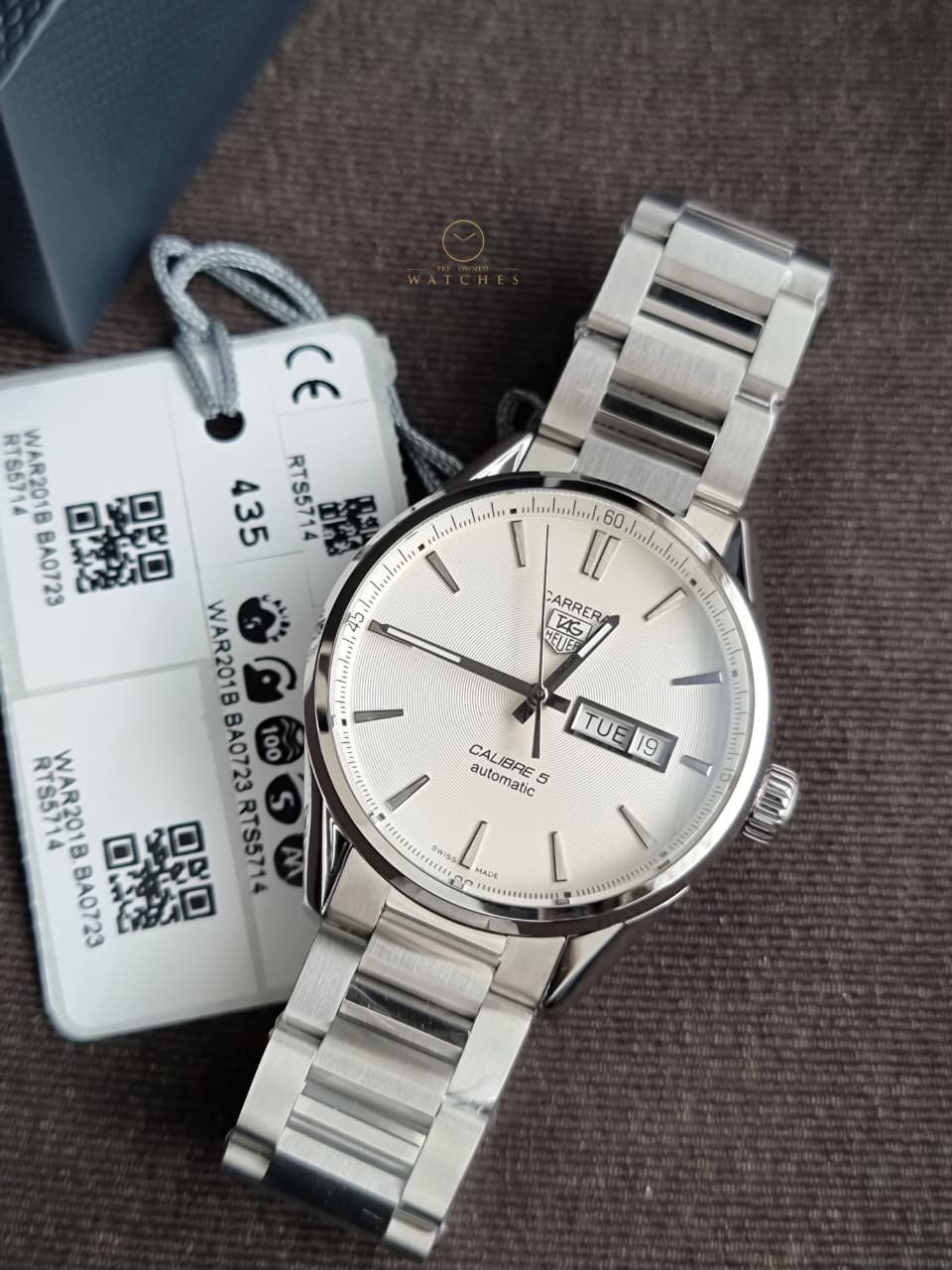 TAG Heuer Carrera WAR201B.BA0723 Men's Watch – Automatic, 41mm, Stainless Steel