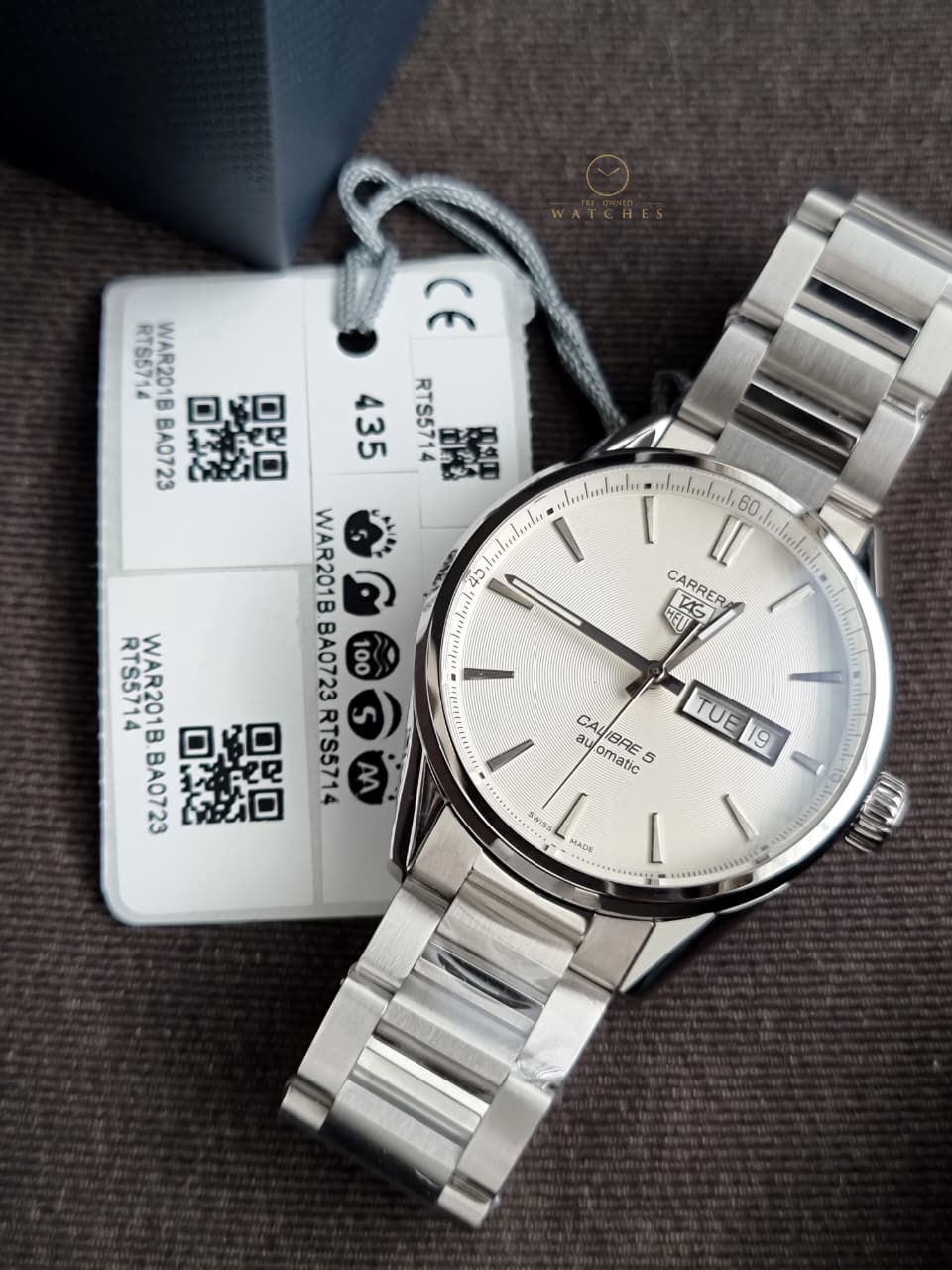 TAG Heuer Carrera WAR201B.BA0723 Men's Watch – Automatic, 41mm, Stainless Steel