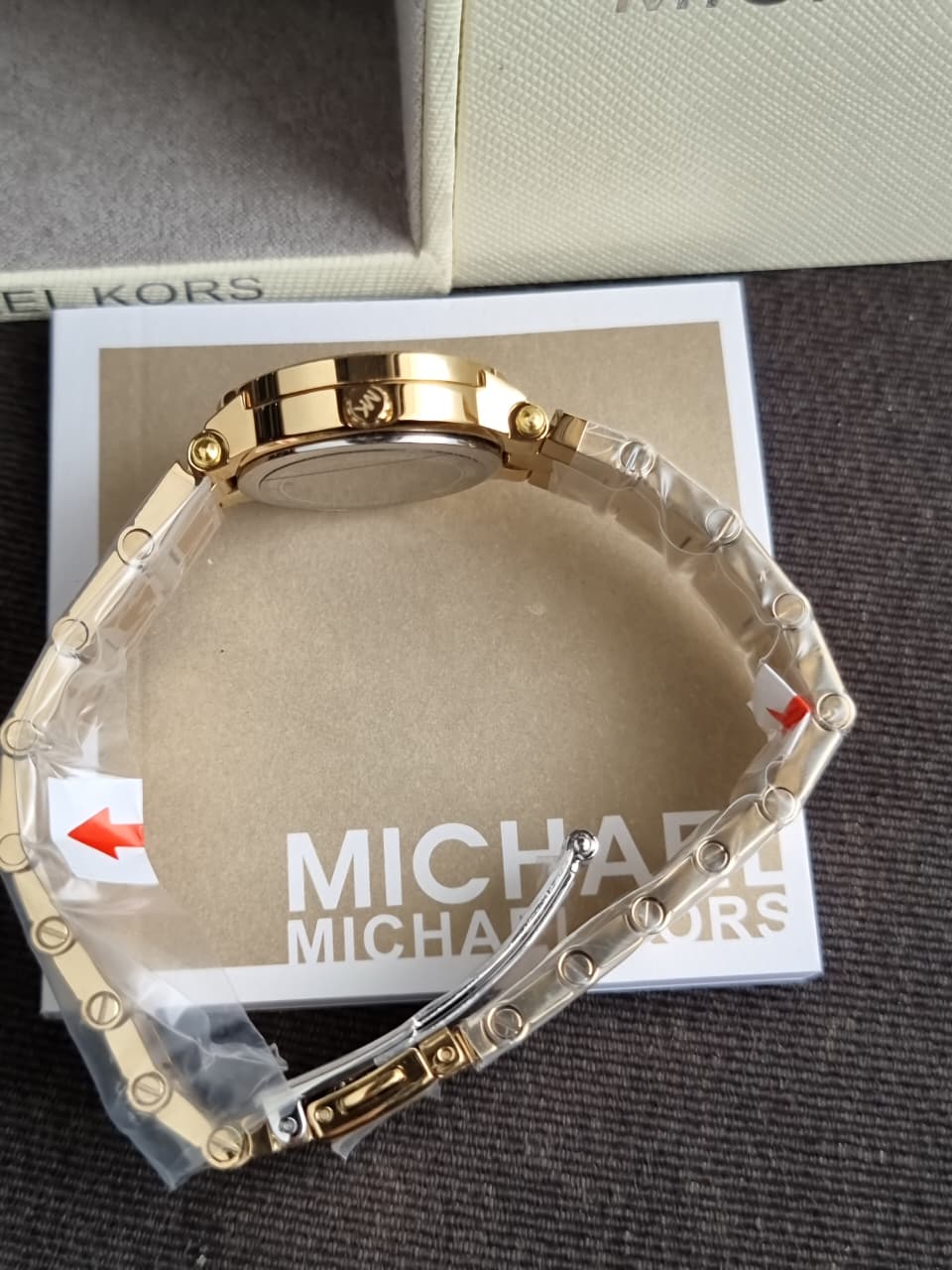 Michael Kors Petite Billie Frosted Gold-Tone Watch – MK7554
