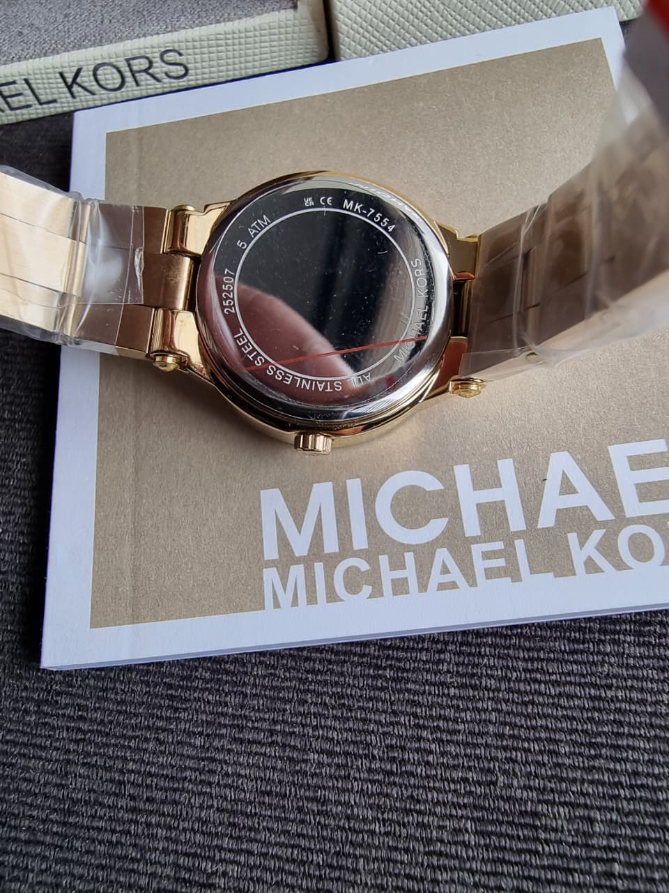 Michael Kors Petite Billie Frosted Gold-Tone Watch – MK7554