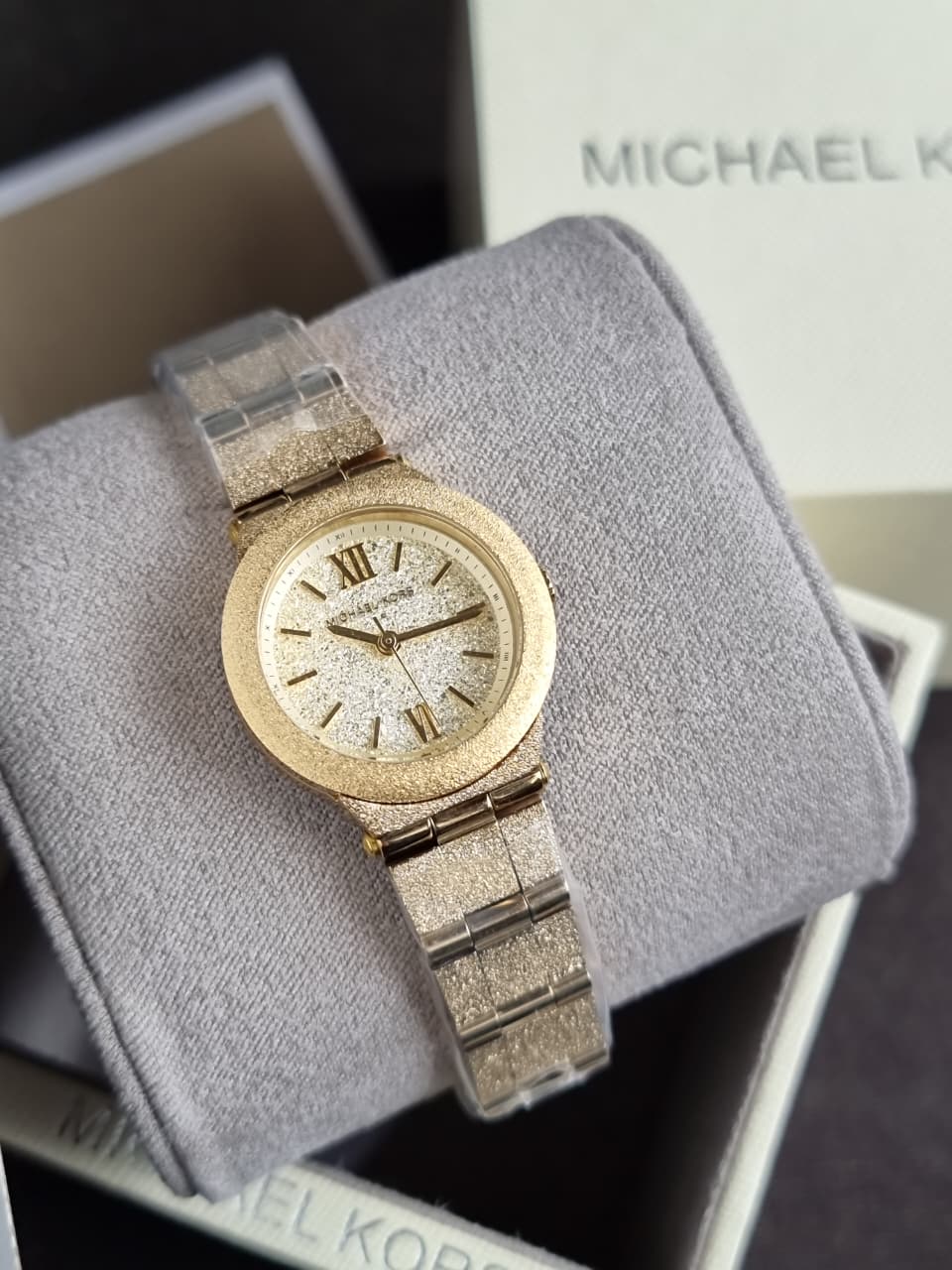 Michael Kors Petite Billie Frosted Gold-Tone Watch – MK7554