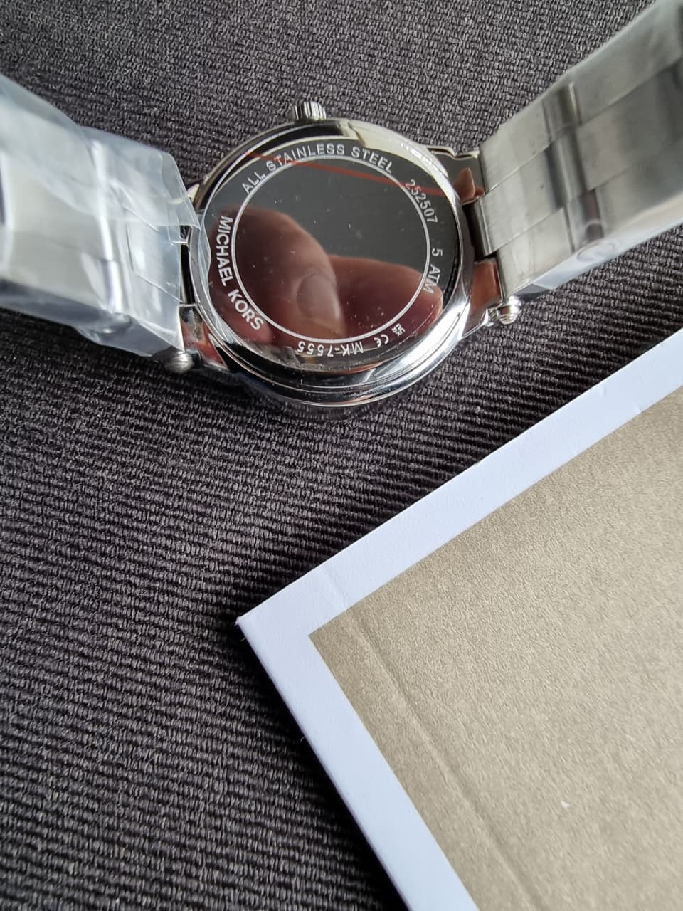 Michael Kors Petite Billie Frosted Silver-Tone Watch – MK7555