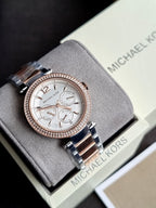 Michael Kors Parker Multifunction Two-Tone Watch – MK6301