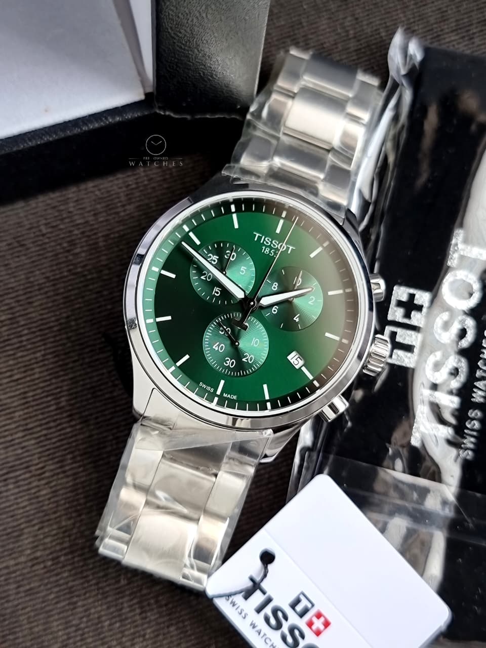 Tissot Chrono XL Classic Green Dial Stainless Steel Men's Watch – T116.617.11.091.00