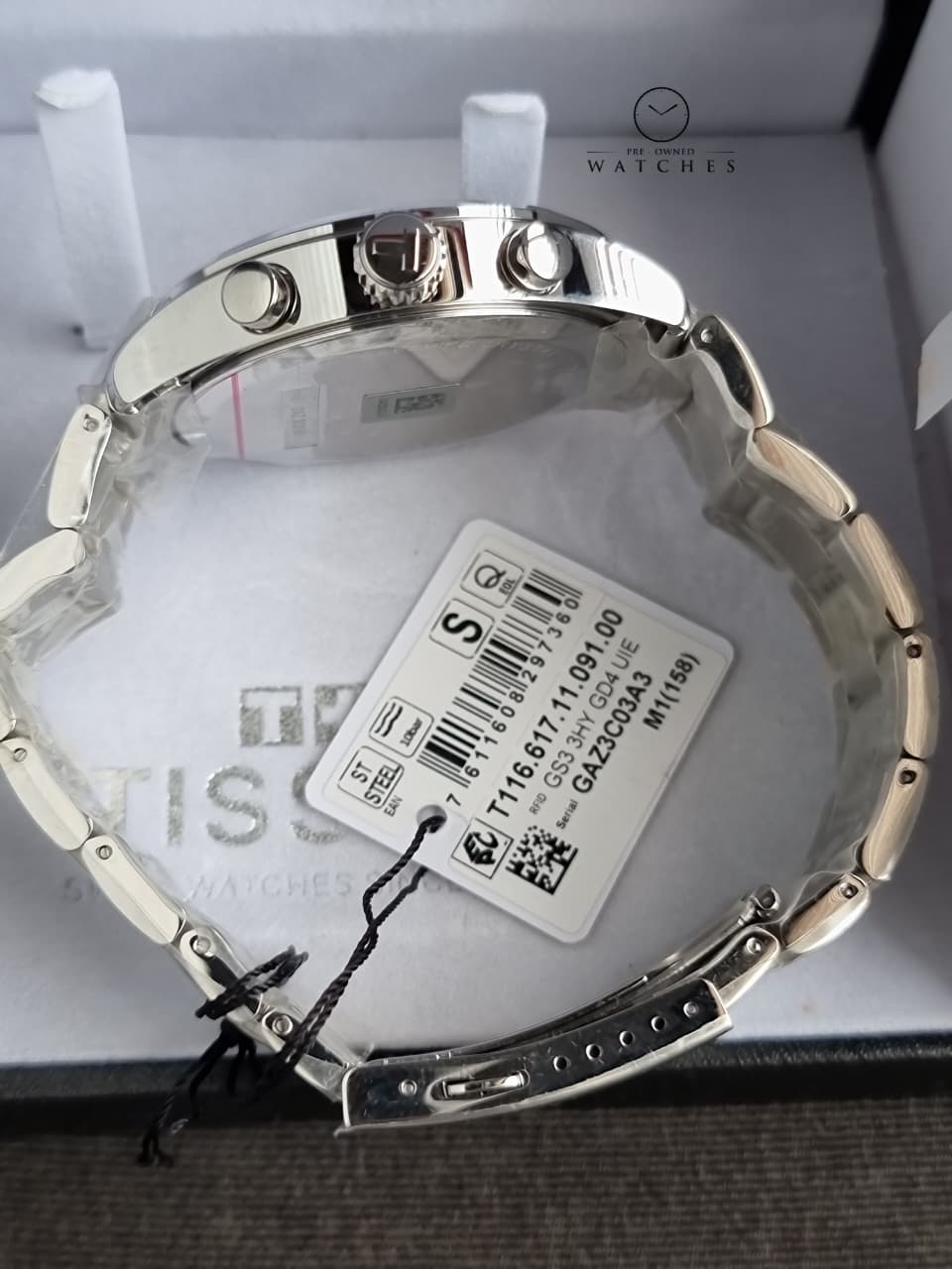 Tissot Chrono XL Classic Green Dial Stainless Steel Men's Watch – T116.617.11.091.00