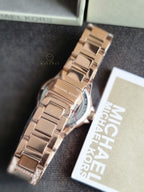 Michael Kors Mini Camille Pavé Rose Gold Stainless Steel Women's Watch – MK6997