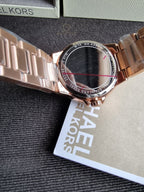 Michael Kors Mini Camille Pavé Rose Gold Stainless Steel Women's Watch – MK6997