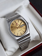 Rado Vintage Golden Dial Silver Case 36mm Men's Watch
