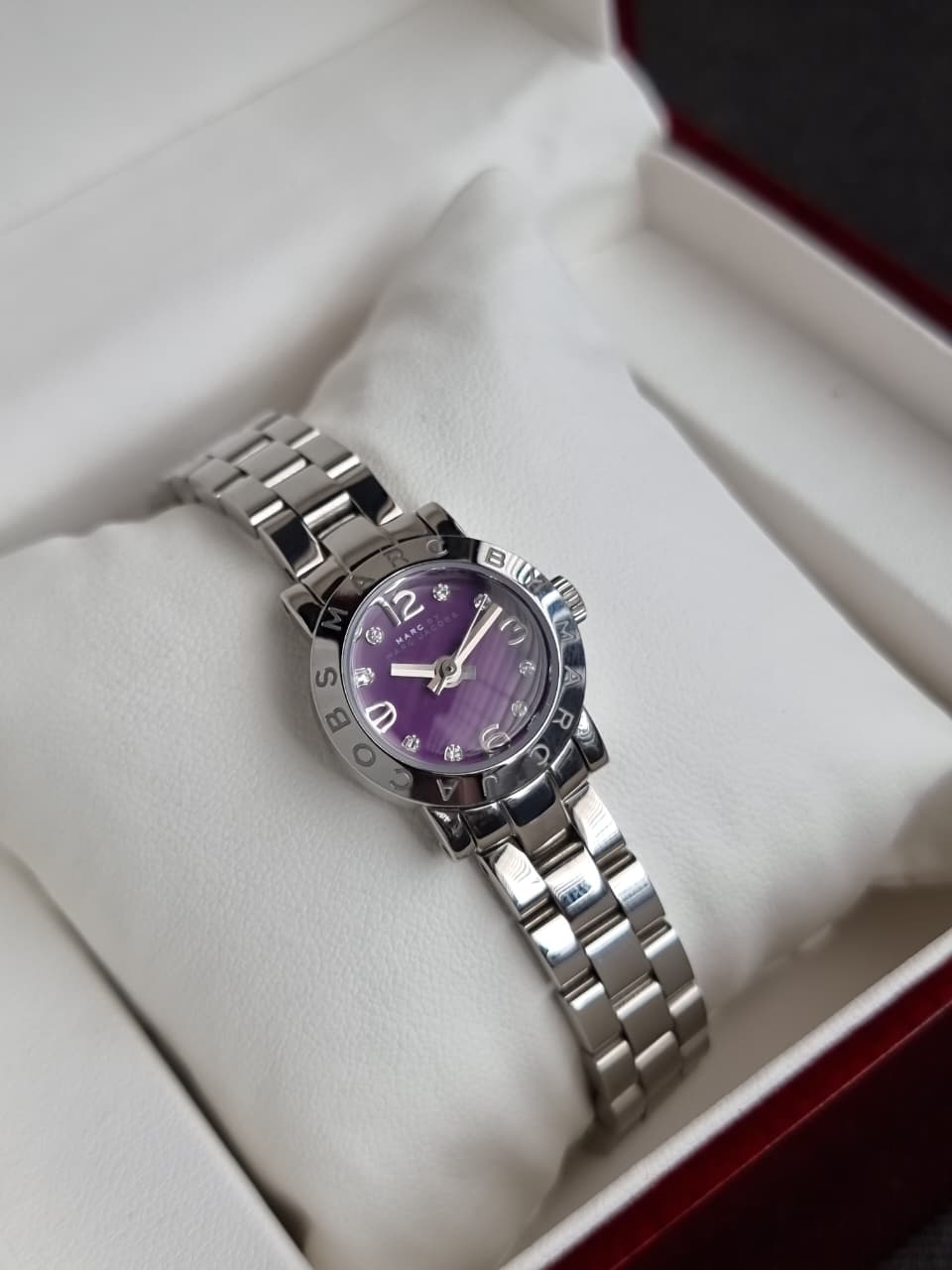 Marc by Marc Jacobs MBM3228 Purple Dial Stainless Steel Women’s Watch