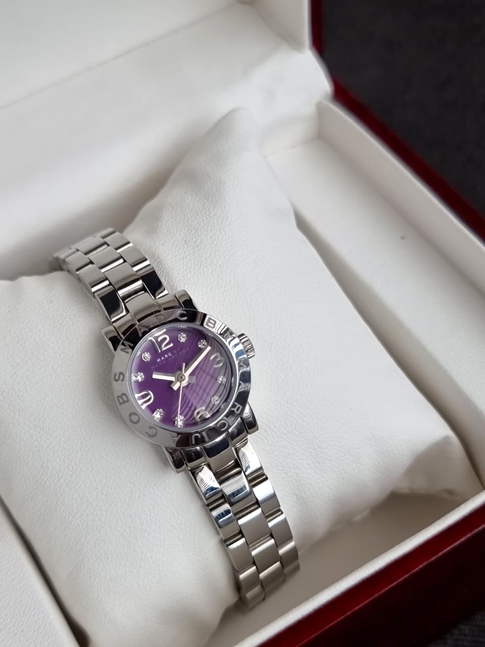 Marc by Marc Jacobs MBM3228 Purple Dial Stainless Steel Women’s Watch