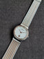 Skagen Titanium Two-tone Mesh Bracelet Mother of pearl Dial Quartz Watch for Ladies - 355SSRS