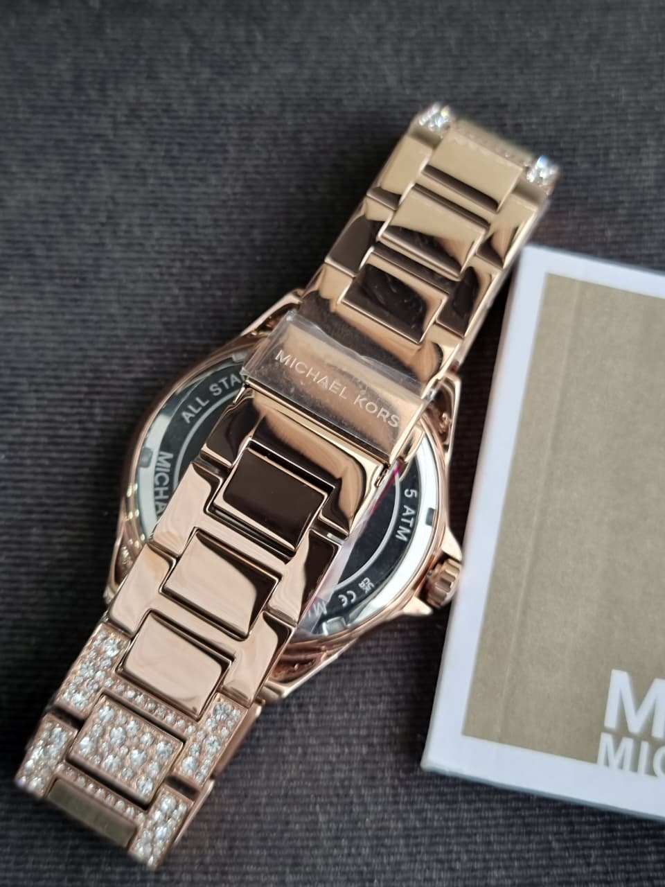 Michael Kors Oversized Camille Pavé Rose Gold Watch – MK6961