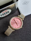 Fossil Tillie Quartz Crystal Pink Dial Women's Watch – BQ3777