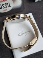 Fossil Tillie Quartz Crystal Pink Dial Women's Watch – BQ3777
