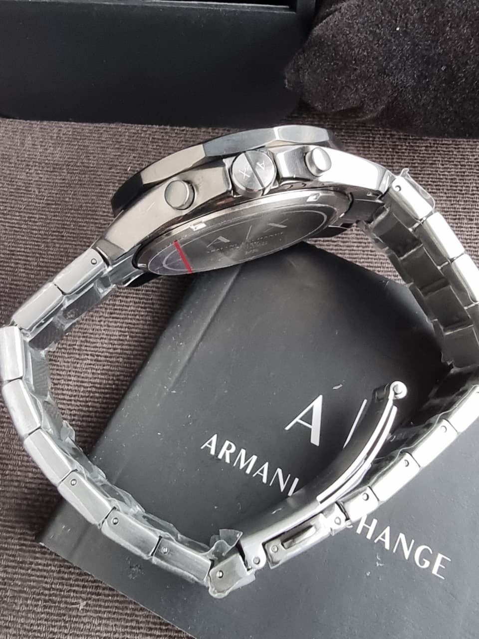 Armani Exchange Spencer Chronograph Gunmetal Stainless Steel Men's Watch – AX1959