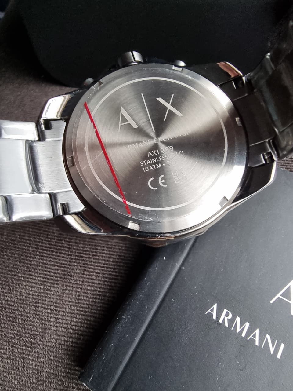 Armani Exchange Spencer Chronograph Gunmetal Stainless Steel Men's Watch – AX1959