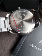 Armani Exchange Spencer Chronograph Gunmetal Stainless Steel Men's Watch – AX1959