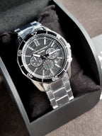 Armani Exchange Spencer Chronograph Gunmetal Stainless Steel Men's Watch – AX1959