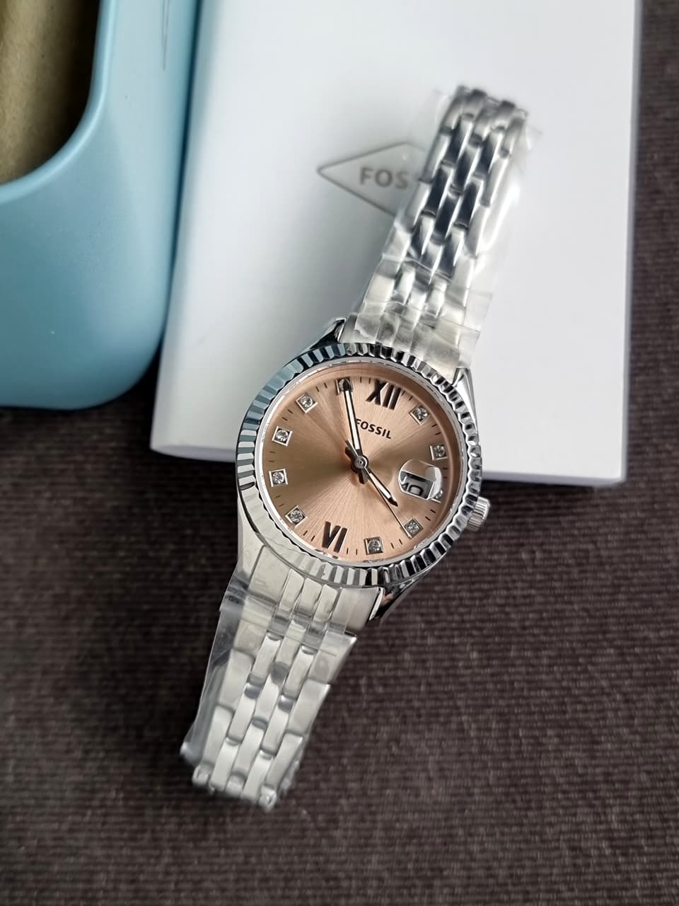 Fossil Scarlette Micro Gold toned/Steel 28mm ES5150