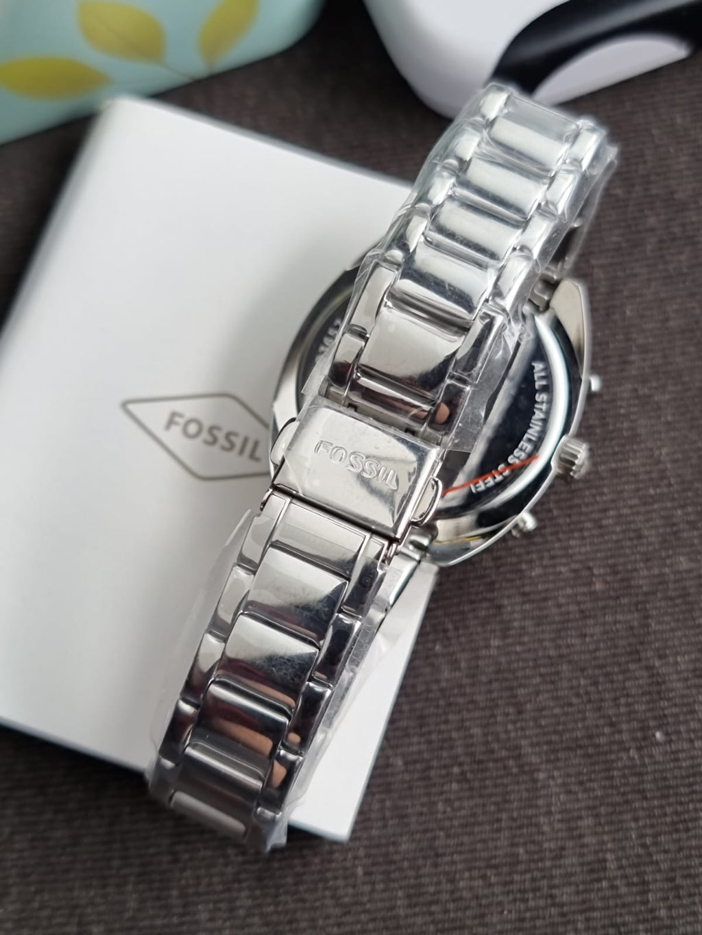 Fossil Vale Chronograph Quartz Silver Dial Ladies Watch – BQ3657