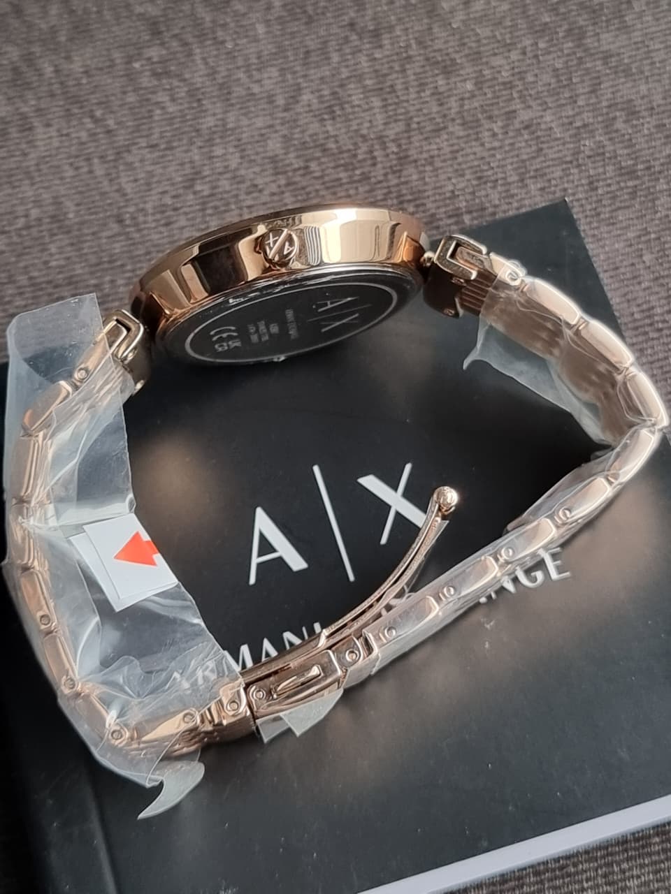 Armani Exchange AX5901 Women Silver Dial Rose Gold Watch