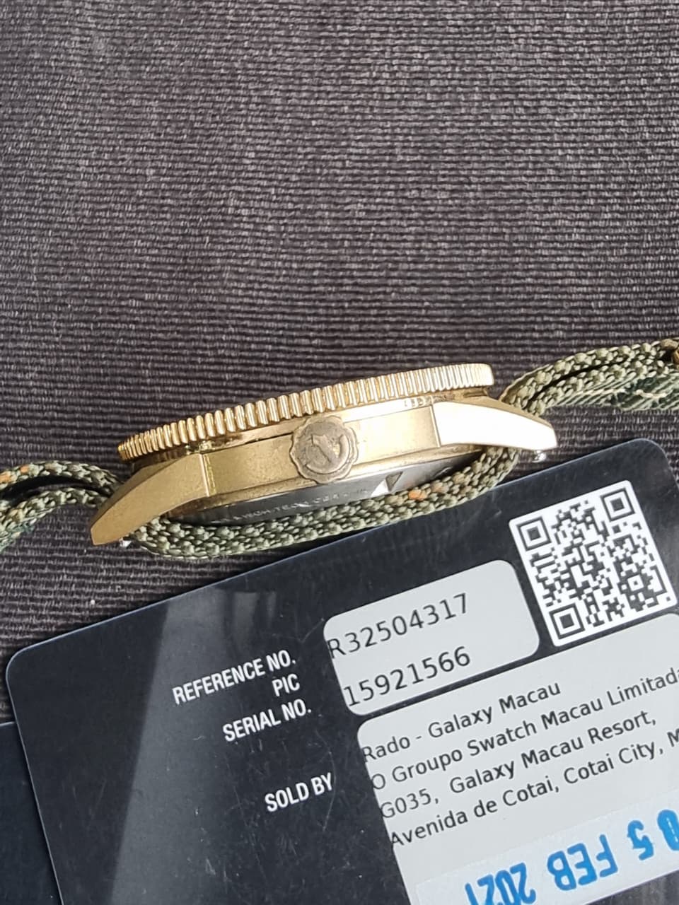Rado Captain Cook Automatic Bronze Green Dial 42mm Men's Watch – R32504317 (Condition 8/10)