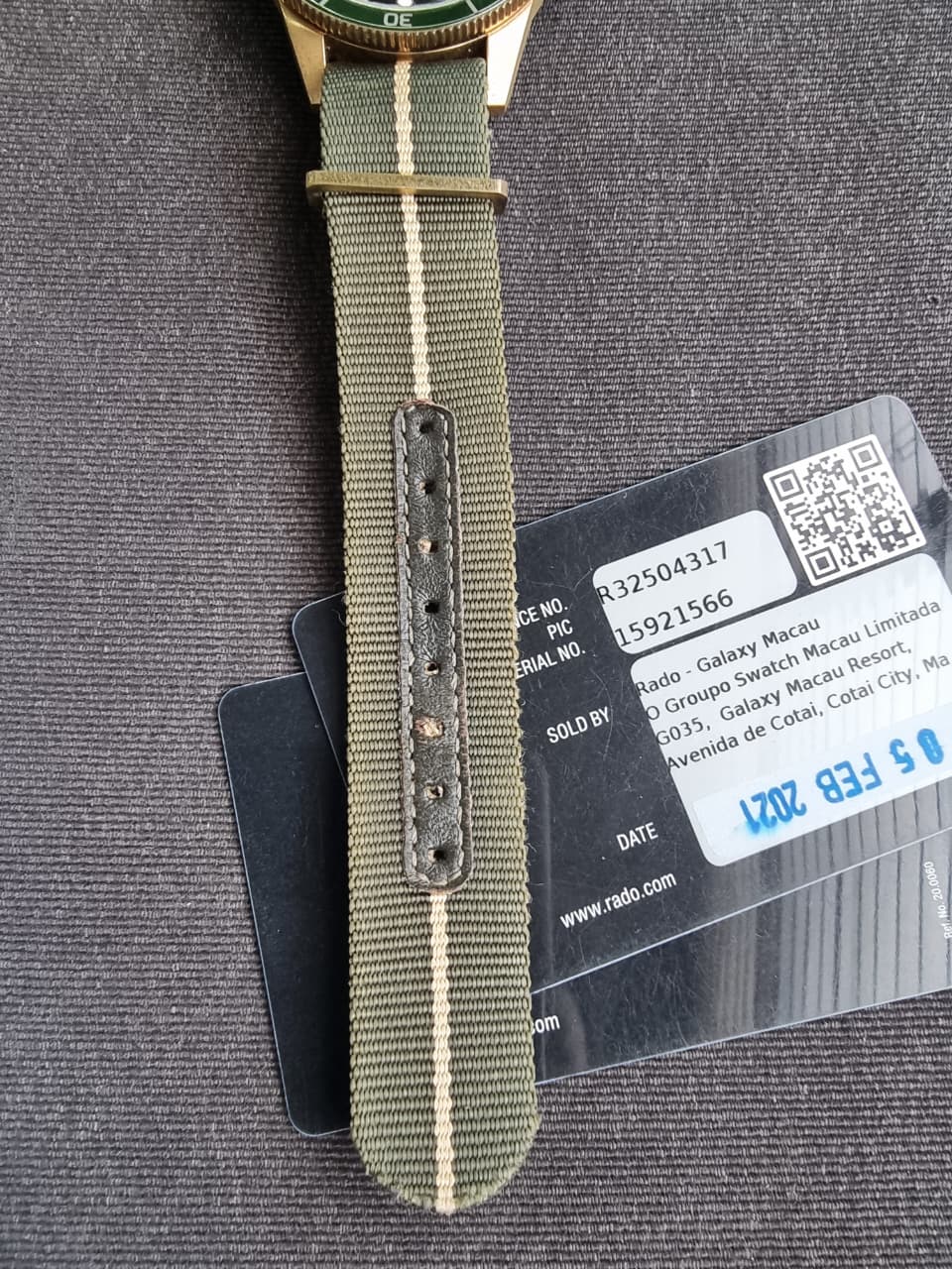 Rado Captain Cook Automatic Bronze Green Dial 42mm Men's Watch – R32504317 (Condition 8/10)