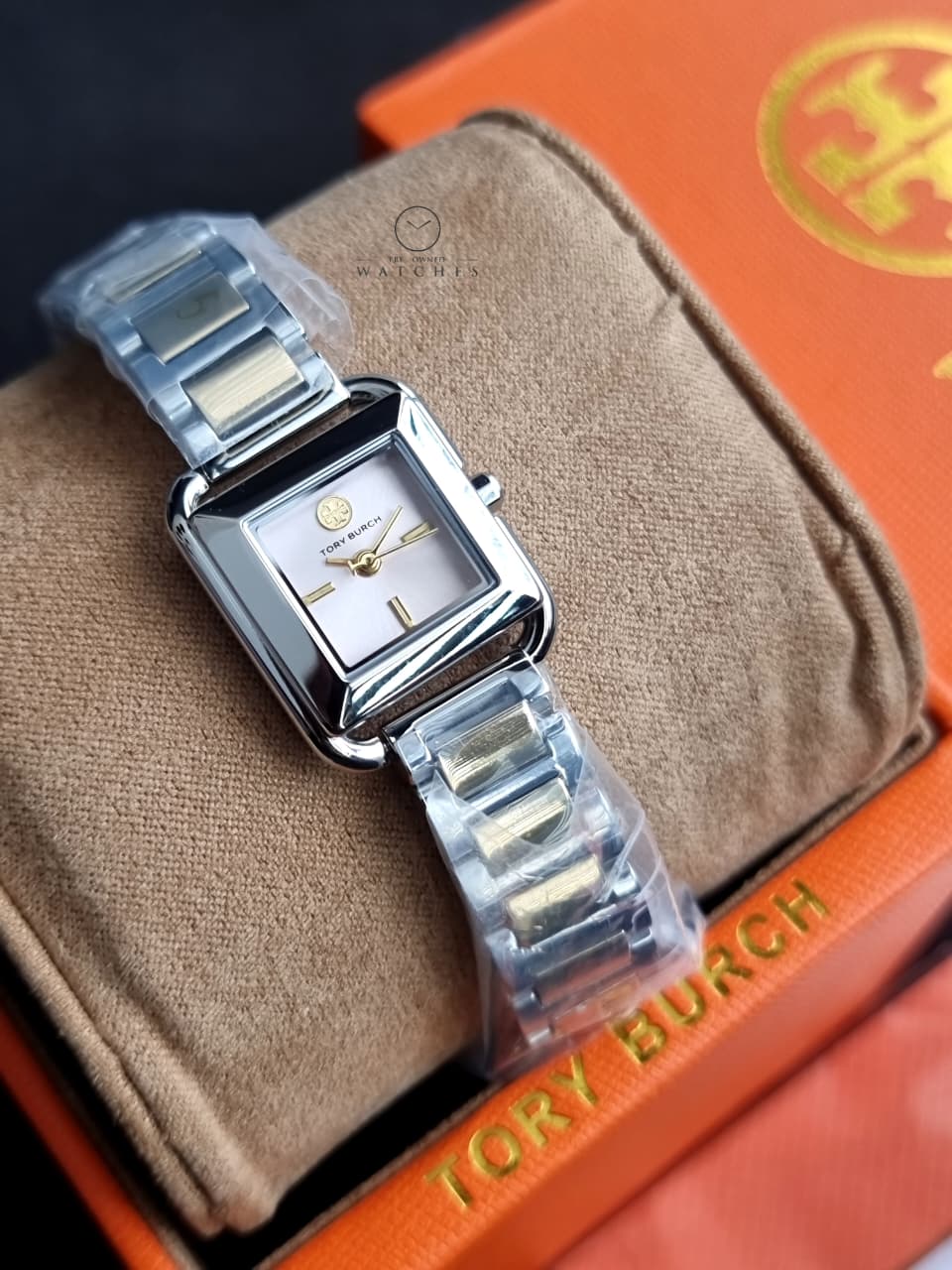 Tory Burch TBW6029 – Gold Metallic Grey Steel Women’s Watch