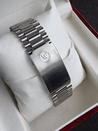 West End Watch – Black Dial Silver Steel Automatic (35mm)