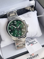 Tissot Chrono XL Classic Green Dial Stainless Steel Men's Watch – T116.617.11.092.00