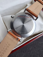 Skagen Kuppel Blue Dial Brown Leather Men's Watch – SKW6888