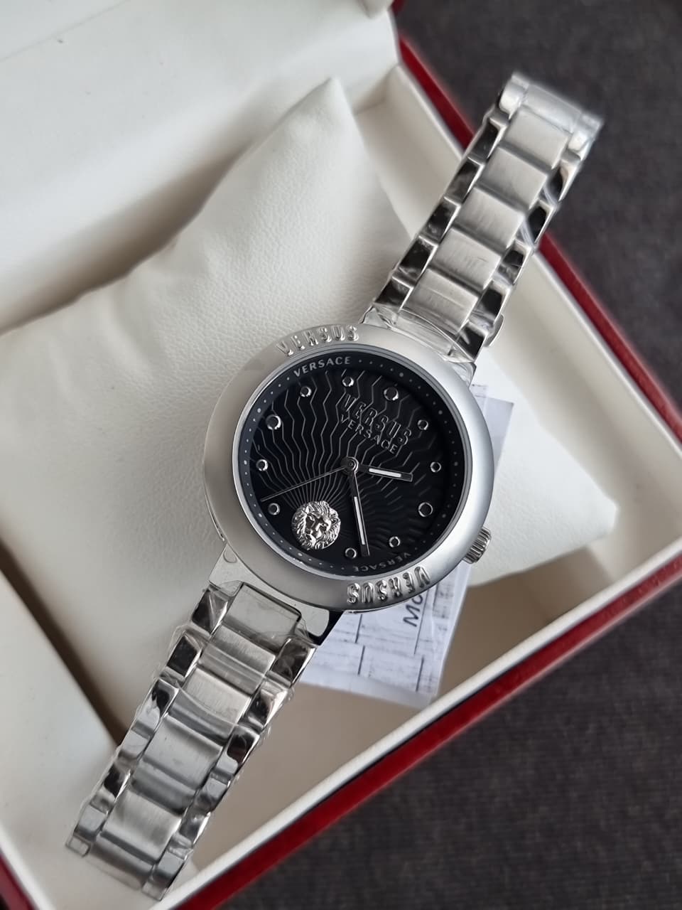 Versus Versace 35mm Black Dial Quartz Watch
