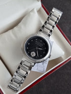 Versus Versace 35mm Black Dial Quartz Watch