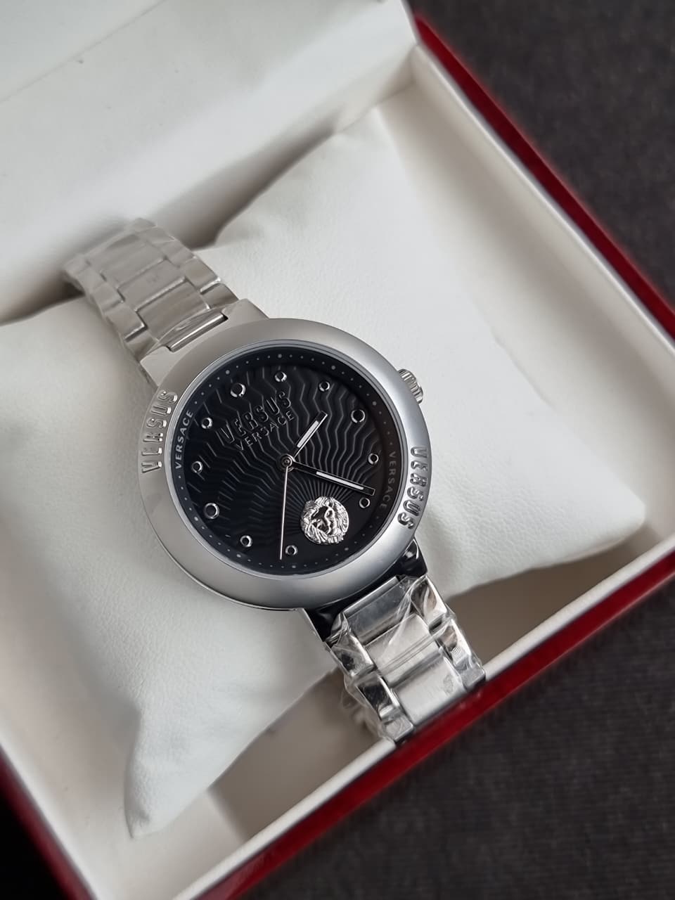 Versus Versace 35mm Black Dial Quartz Watch