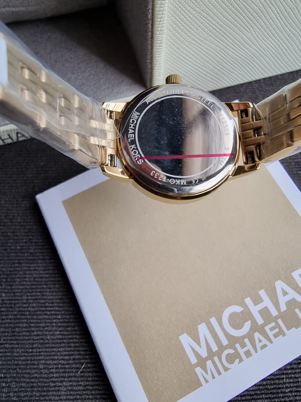 Michael Kors Gold-Tone Green Dial Women's Watch – MKO1233