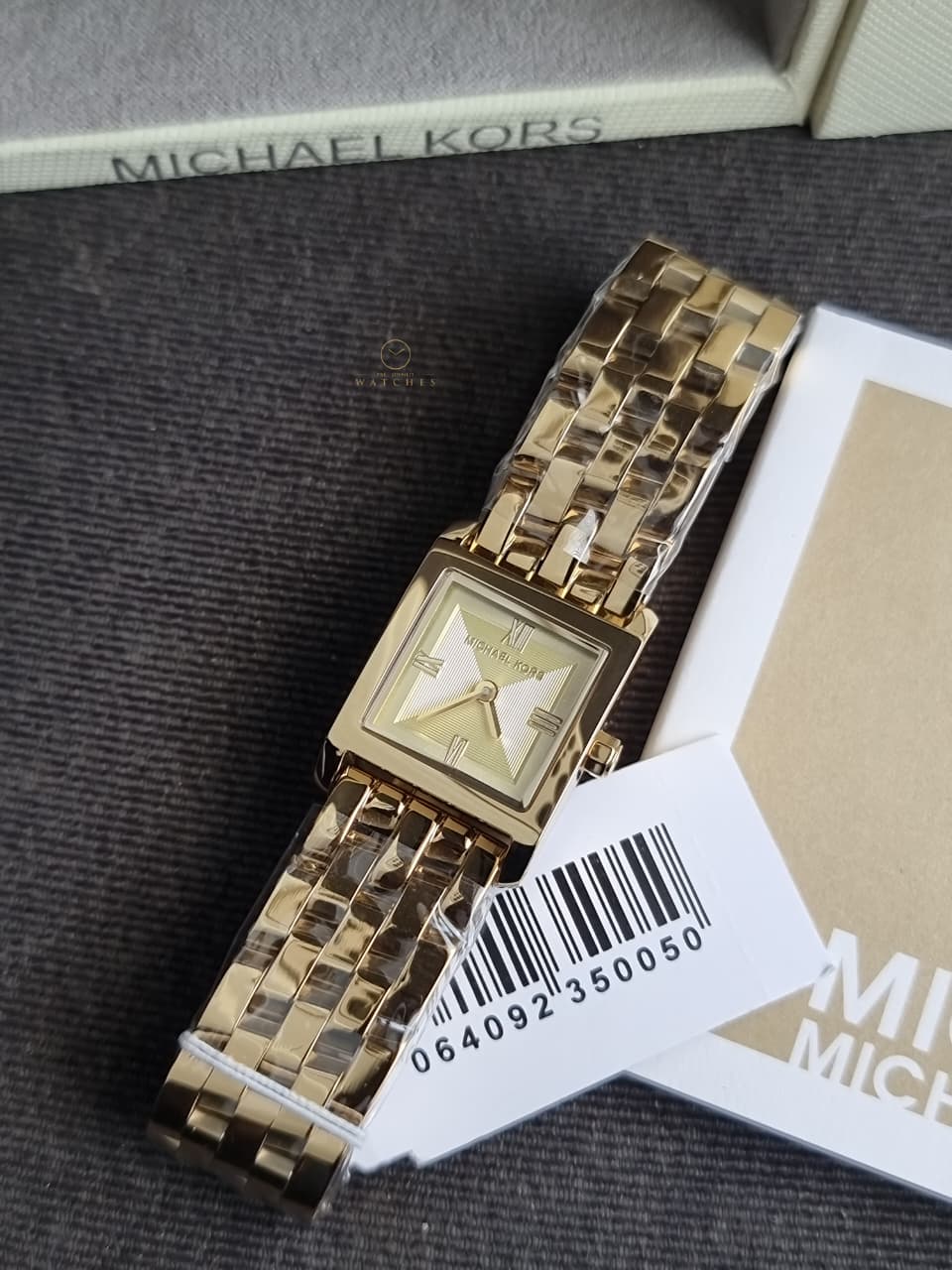 Michael Kors Micro Georgie Gold Dial Ladies Watch – MK4931