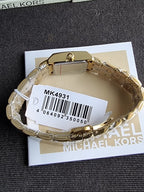 Michael Kors Micro Georgie Gold Dial Ladies Watch – MK4931